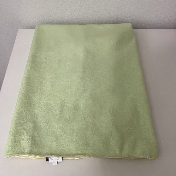 Blankets & Beyond Green Giraffe Baby Blanket Yellow Satin Back Lovey Lovie - Picture 5 of 10